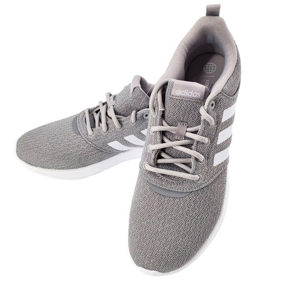 ADIDAS Sneakers Womens 6 Cloudfoam QT Racer Activewear Athletic Shoes Gray - Picture 10 of 13